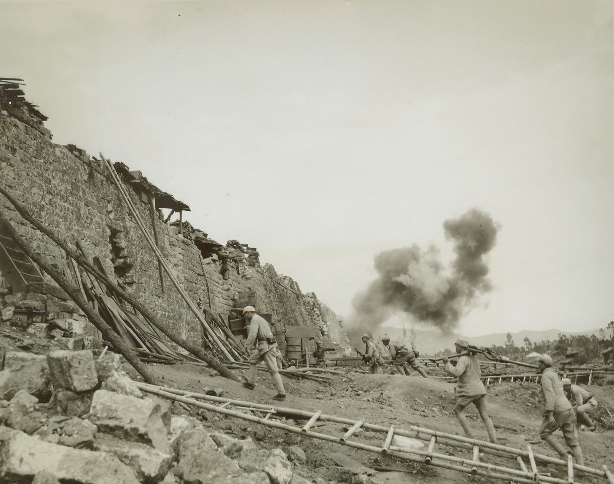 Tengchung Captured from Japs, 10/4/1944.