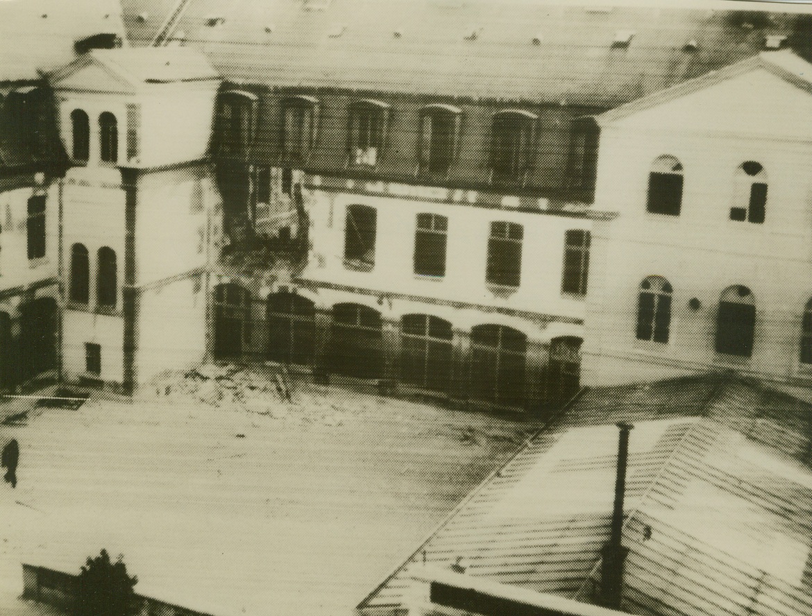 French Hospital Office...German Air Raid.