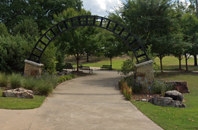 Photo of the existing gate at War Memorial Stadium.