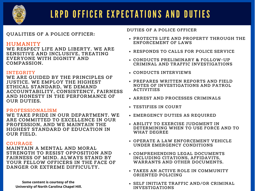 LRPD Duties